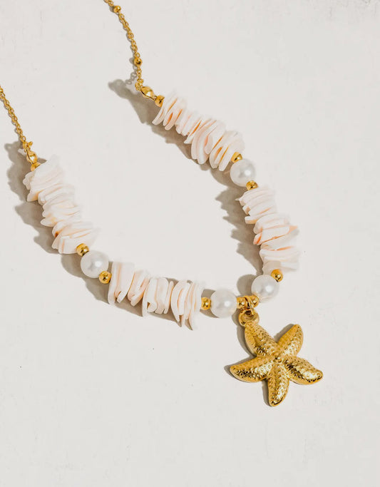 Starfish Shell Necklace