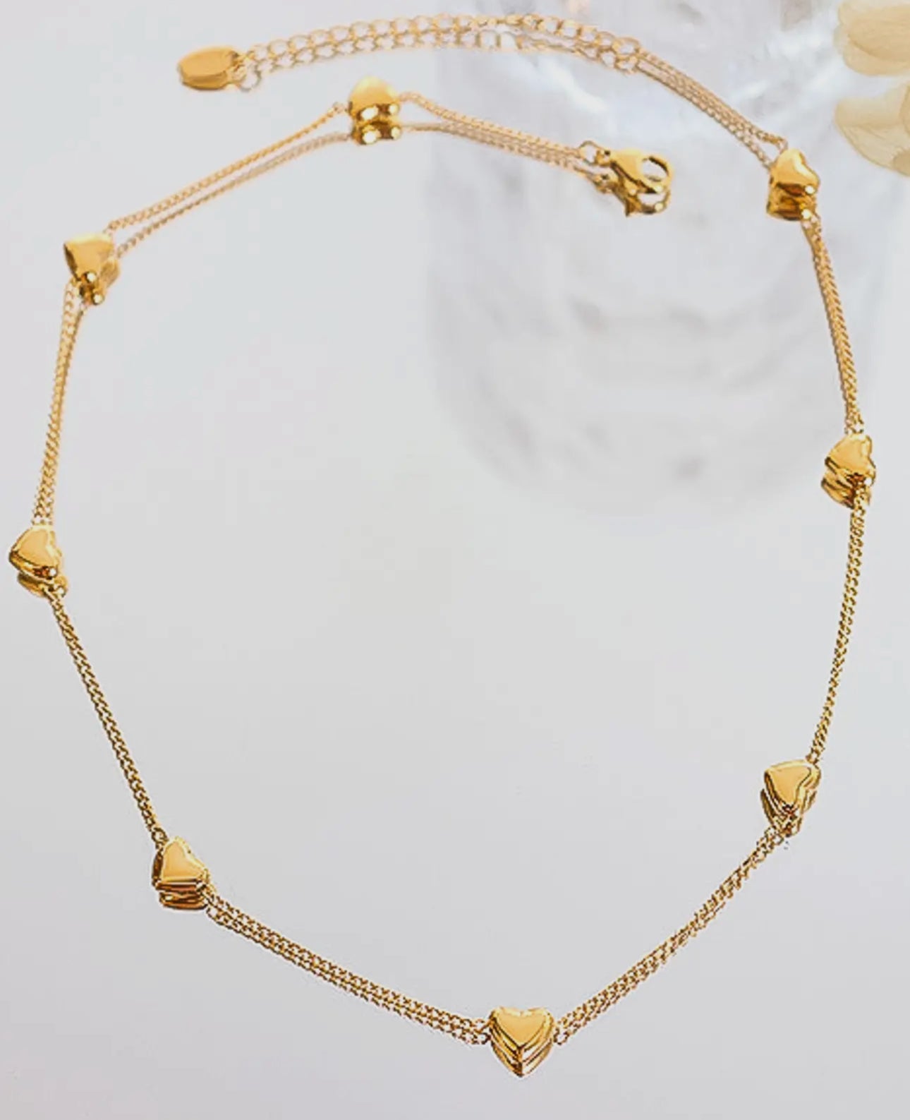 Heart 18k chocker