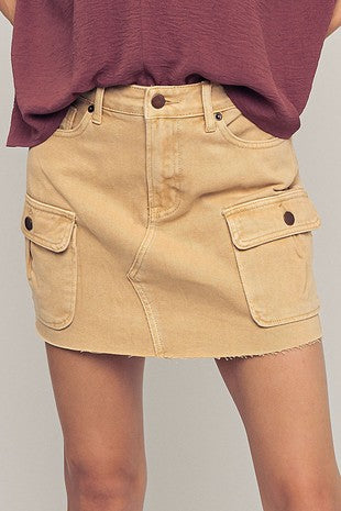 Lucy cargo skirt
