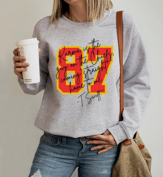 Chiefs sweatshirt Taylor