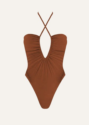 Warm Sand Plunge Onepiece