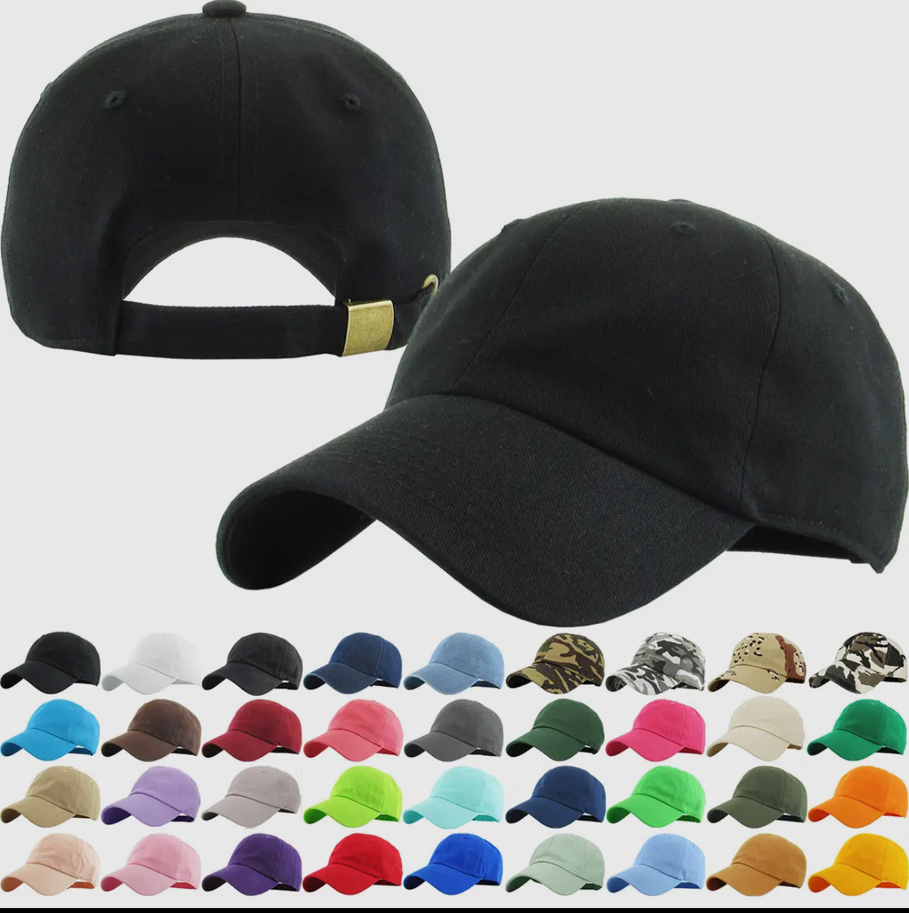 Cotton baseball cap