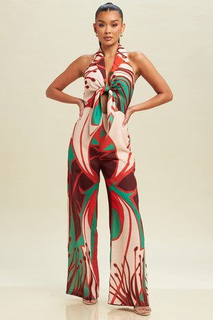 Summer swirl jumpsuit