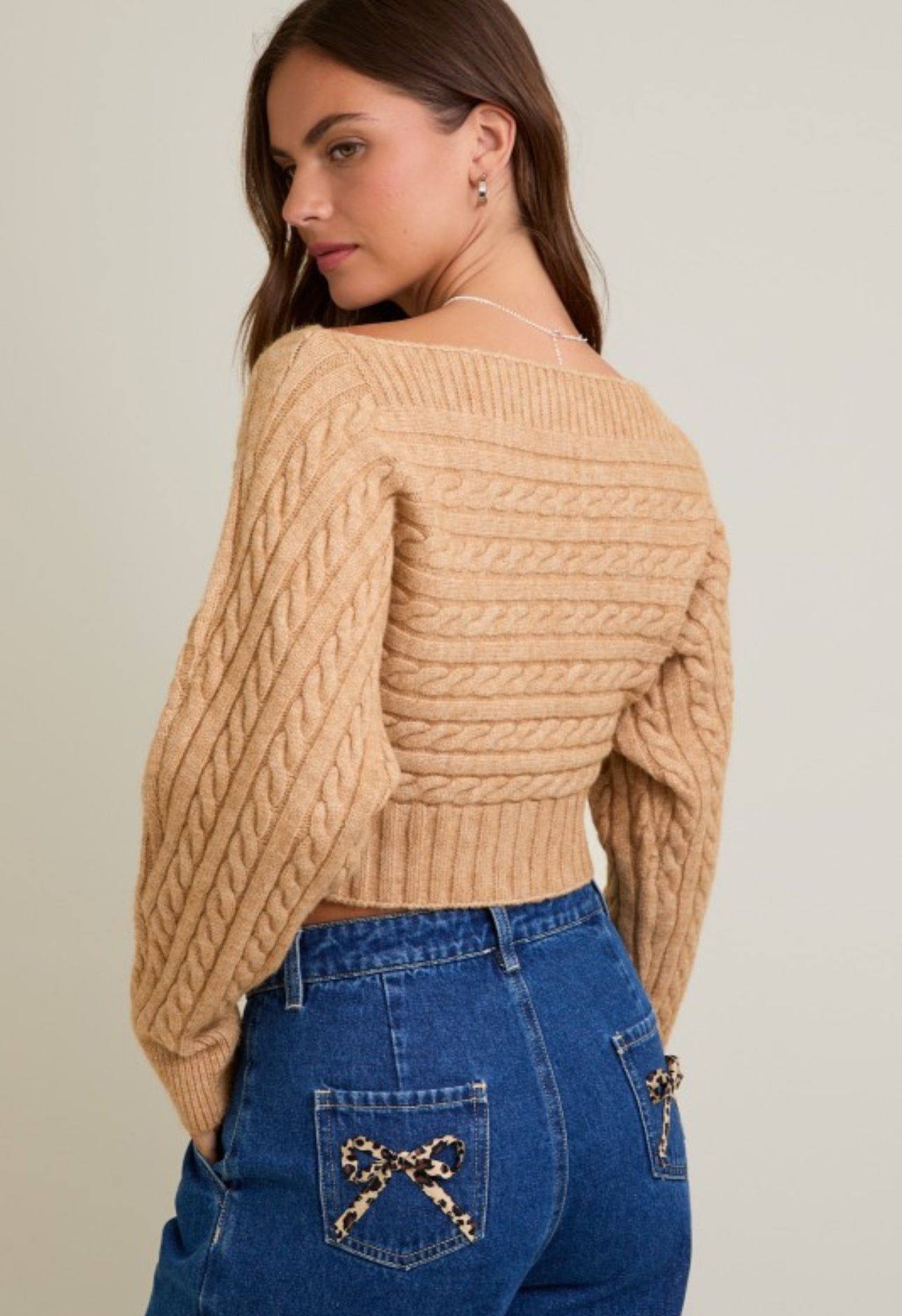 Cheri off shoulder cardigan