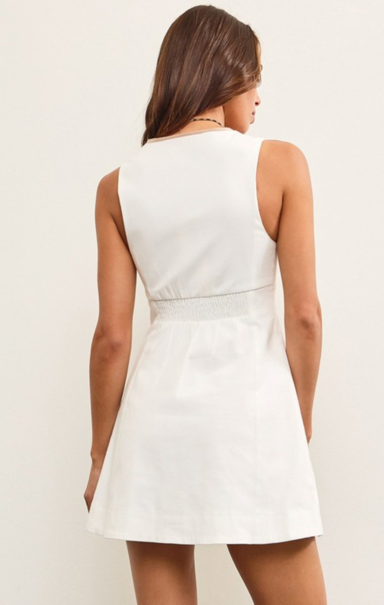 Coastal Button-Up Minidress