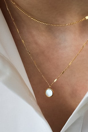 Pearl Coin Necklace