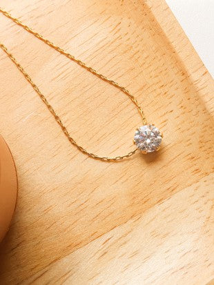 Round Crystal Necklace