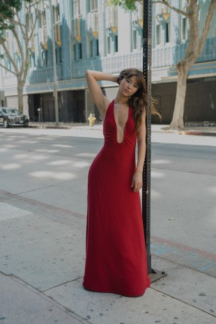 Chantel Plunge Maxi Dress
