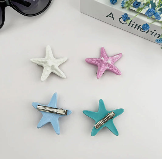 Starfish Hair Clips