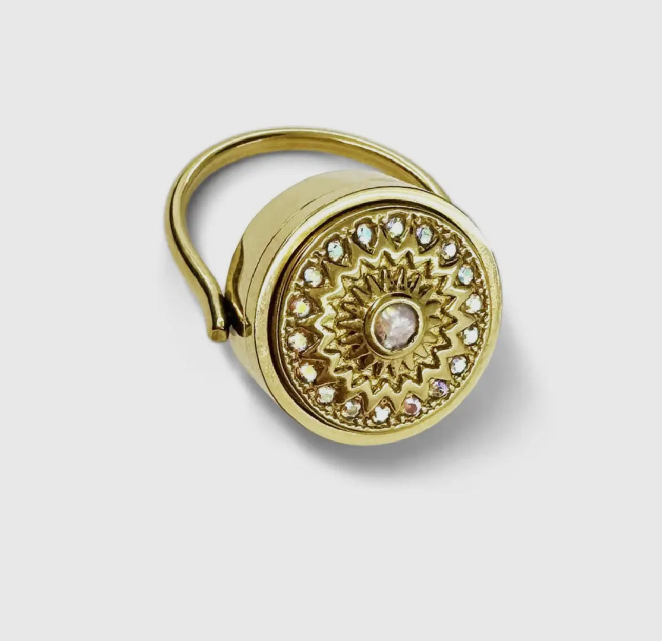 14k lip balm ring