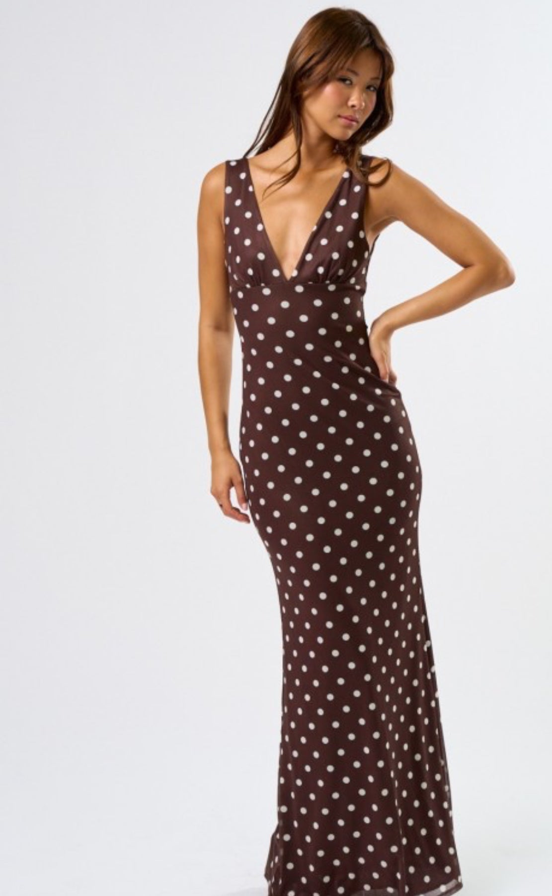Sydney Polka Dot Maxi Dress