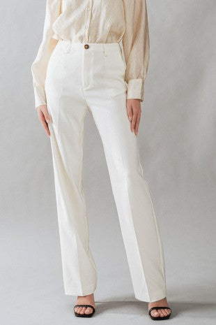 Kelsey white trouser