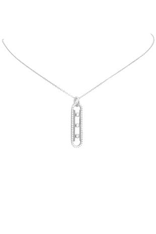 Bar Crystal Necklace