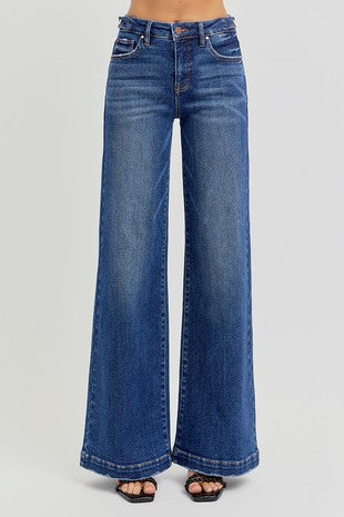 Retro Revival Wide Leg Jeans